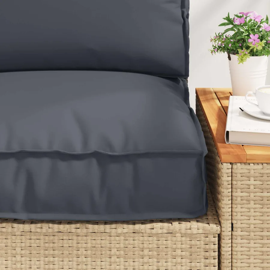Set de coussins de palette 2 pcs Anthracite Tissu Oxford - 5