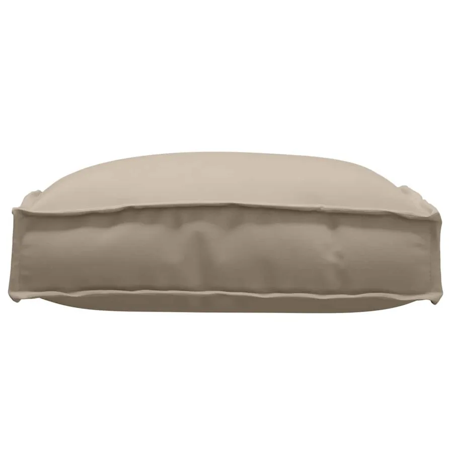 Coussin 4 pcs Taupe 40 x 40 x 8 cm Tissu Oxford - 7