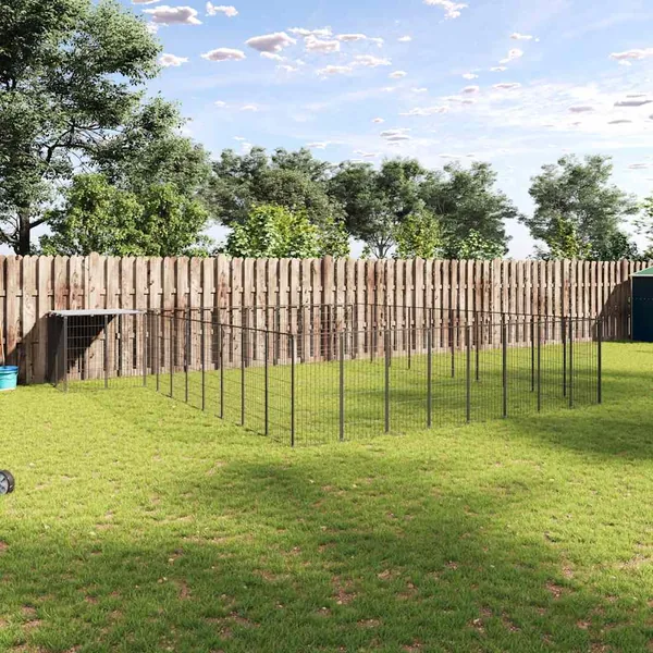 Chenil Noir 25,41 m² Acier