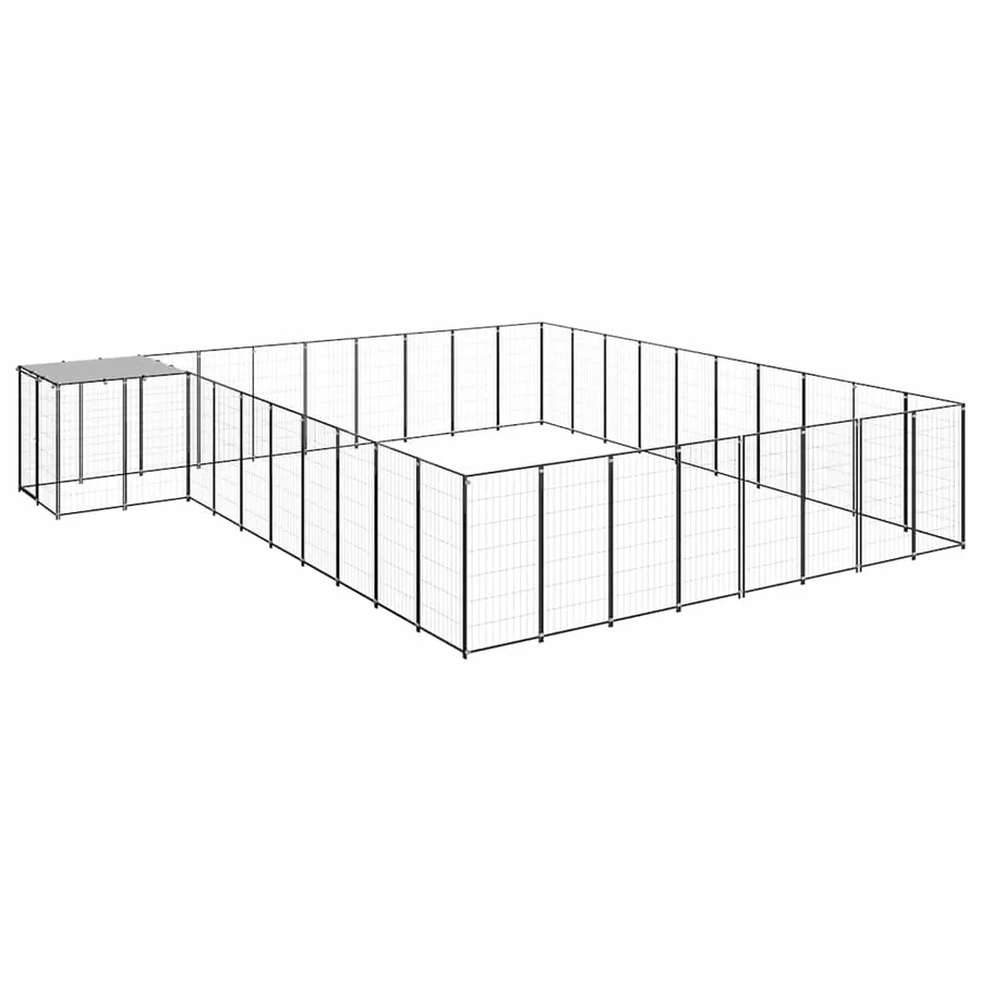 Chenil Noir 25,41 m² Acier - 2
