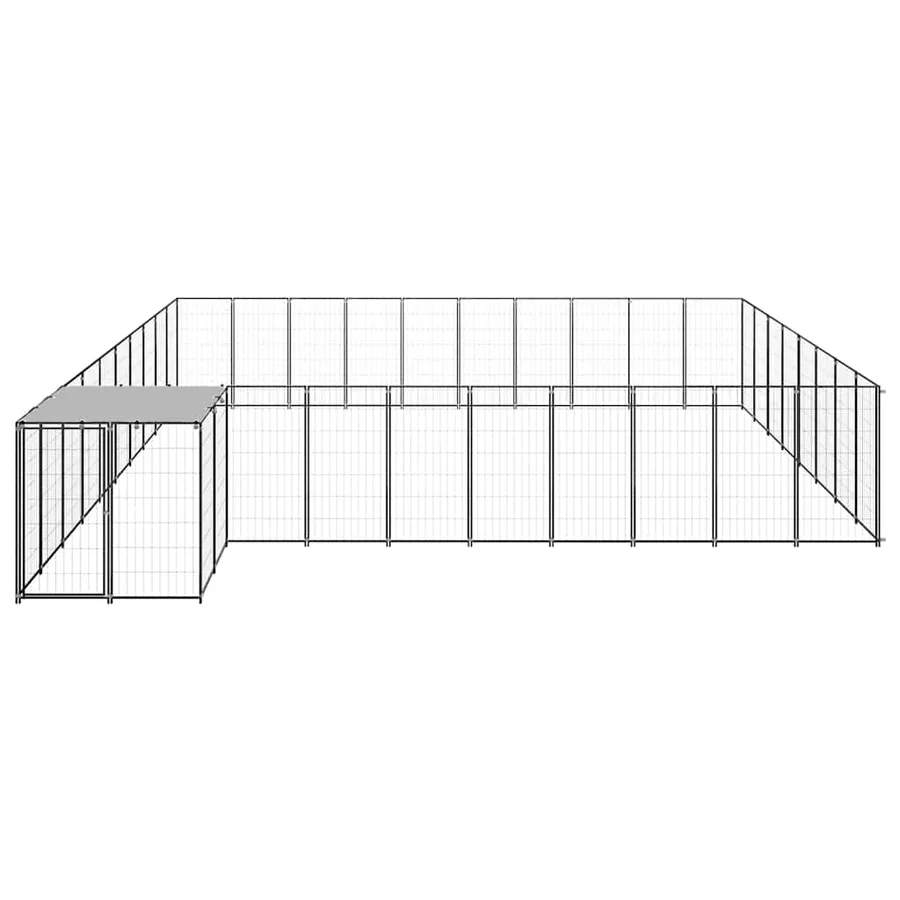 Chenil Noir 25,41 m² Acier - 3