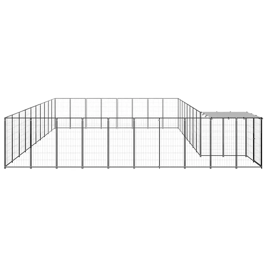 Chenil Noir 25,41 m² Acier - 4