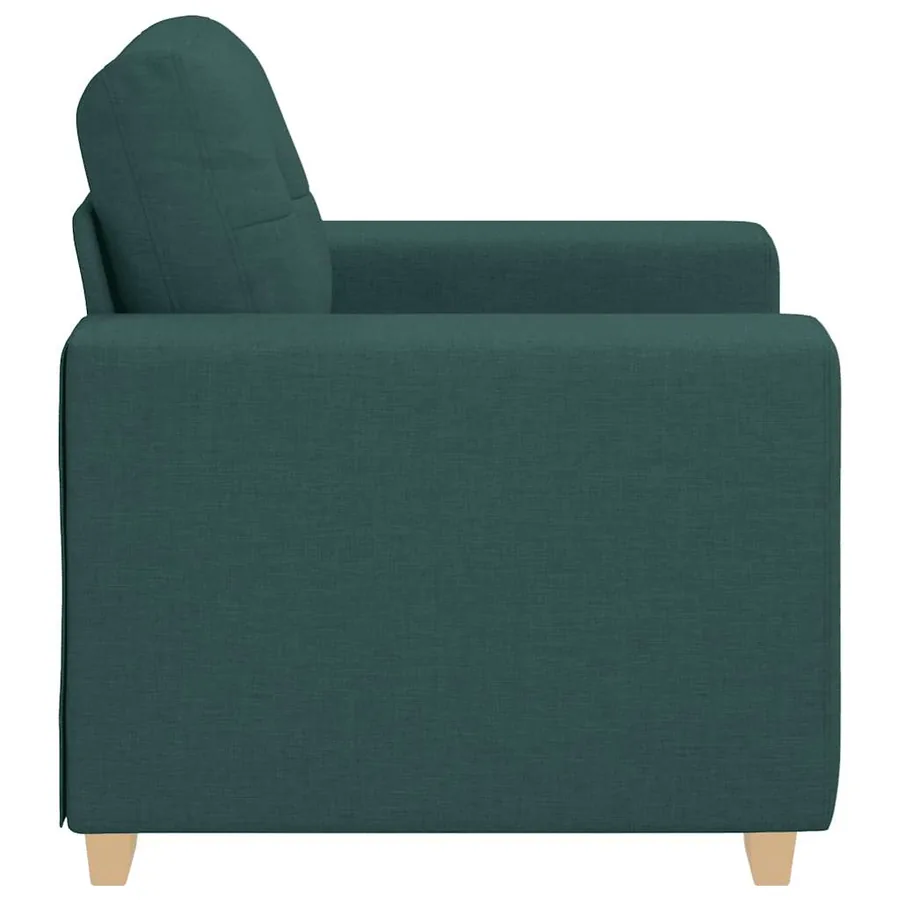 Canapé/Fauteuil vert foncé 100x78x80 cm en tissu - 5