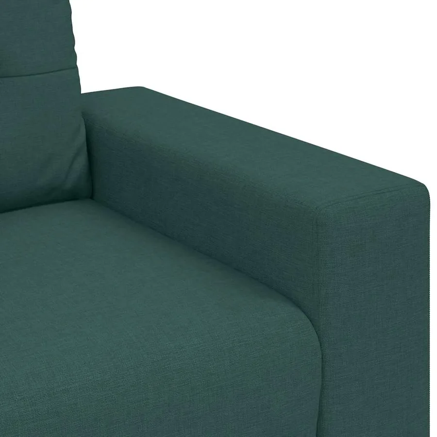 Canapé/Fauteuil vert foncé 100x78x80 cm en tissu - 7