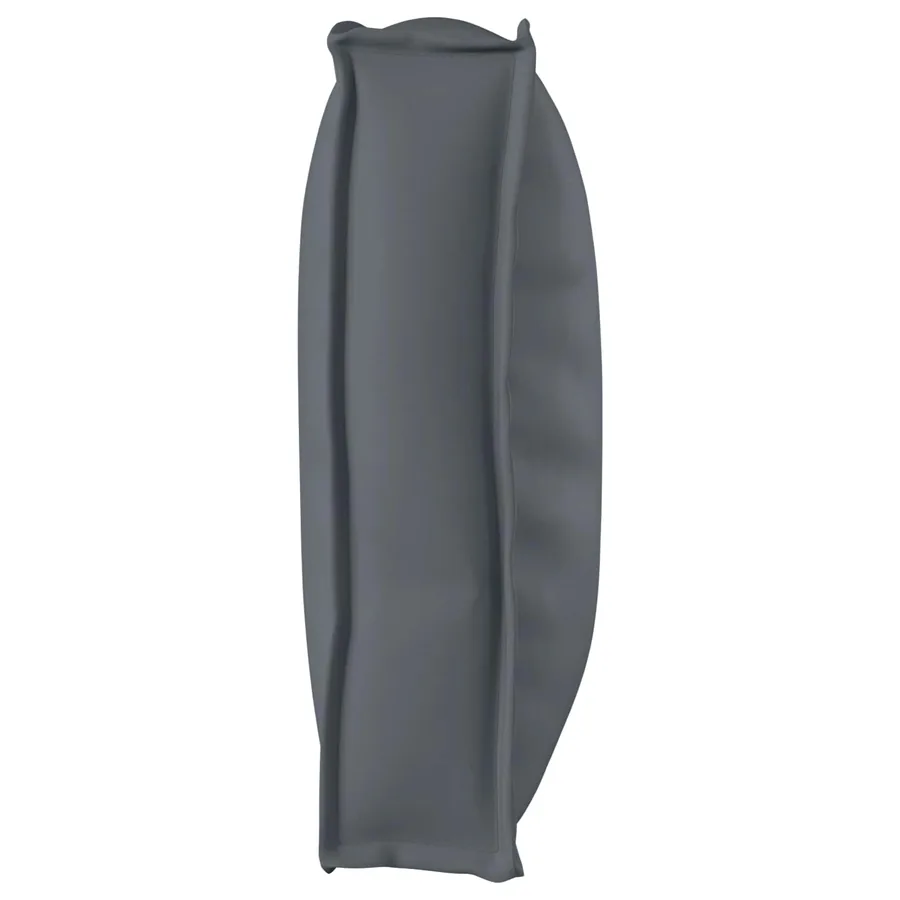 Coussin Anthracite 120 x 60 x 12 cm Tissu Oxford - 5