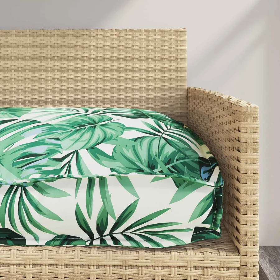 Coussin Motif feuille 120 x 60 x 12 cm Tissu Oxford Feuille - 5