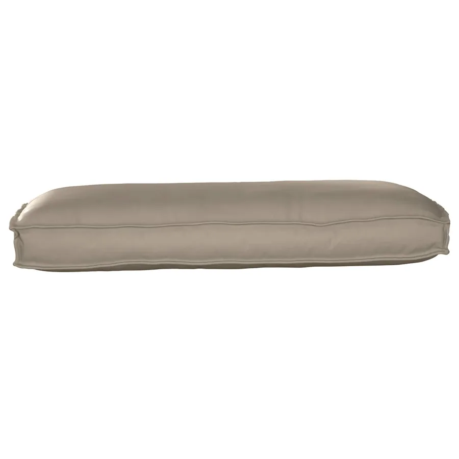 Coussin Taupe 120 x 50 x 12 cm Tissu Oxford - 4