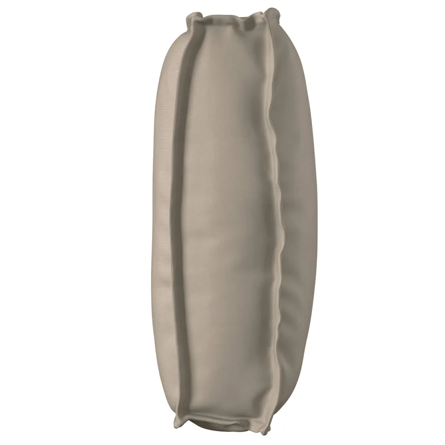 Coussin Taupe 120 x 50 x 12 cm Tissu Oxford - 5