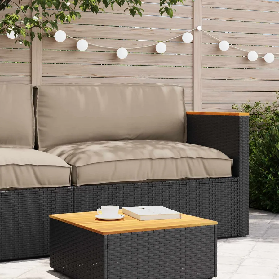 Set de coussins de palette 2 pcs Taupe Tissu Oxford - 4