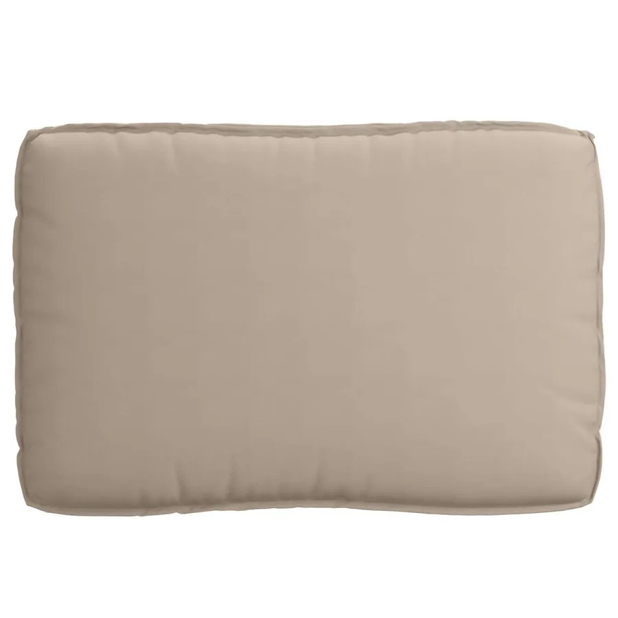 Set de coussins de palette 2 pcs Taupe Tissu Oxford - 8
