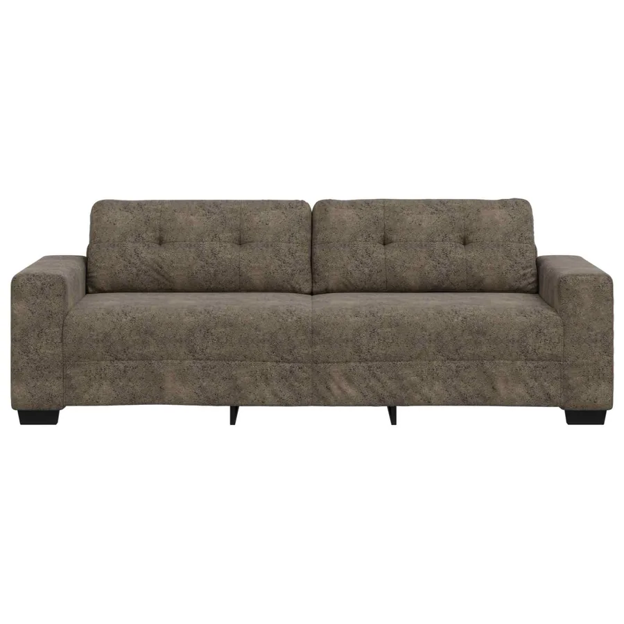 Canapé 3 places gris foncé 180 cm similicuir - 2