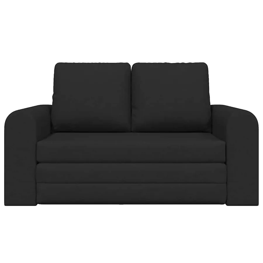 Canapé-Lit 60cm Noir tissu - 5
