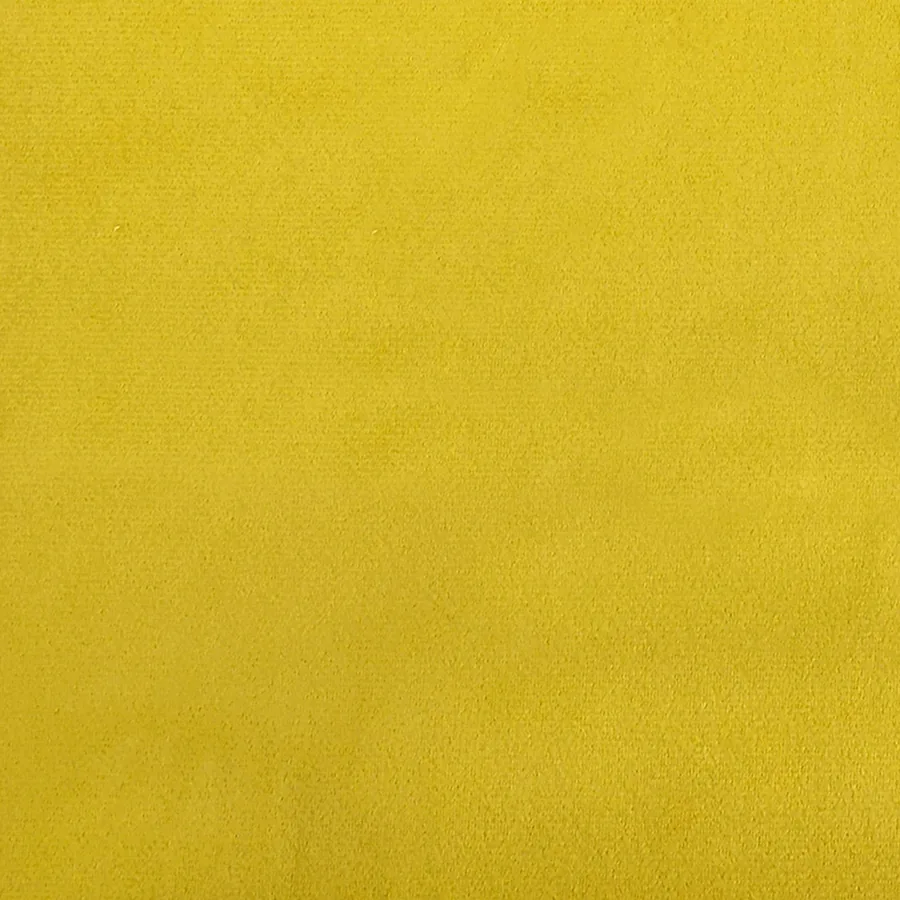 Ensemble canapé 2 pièces avec coussins jaune velours - 5