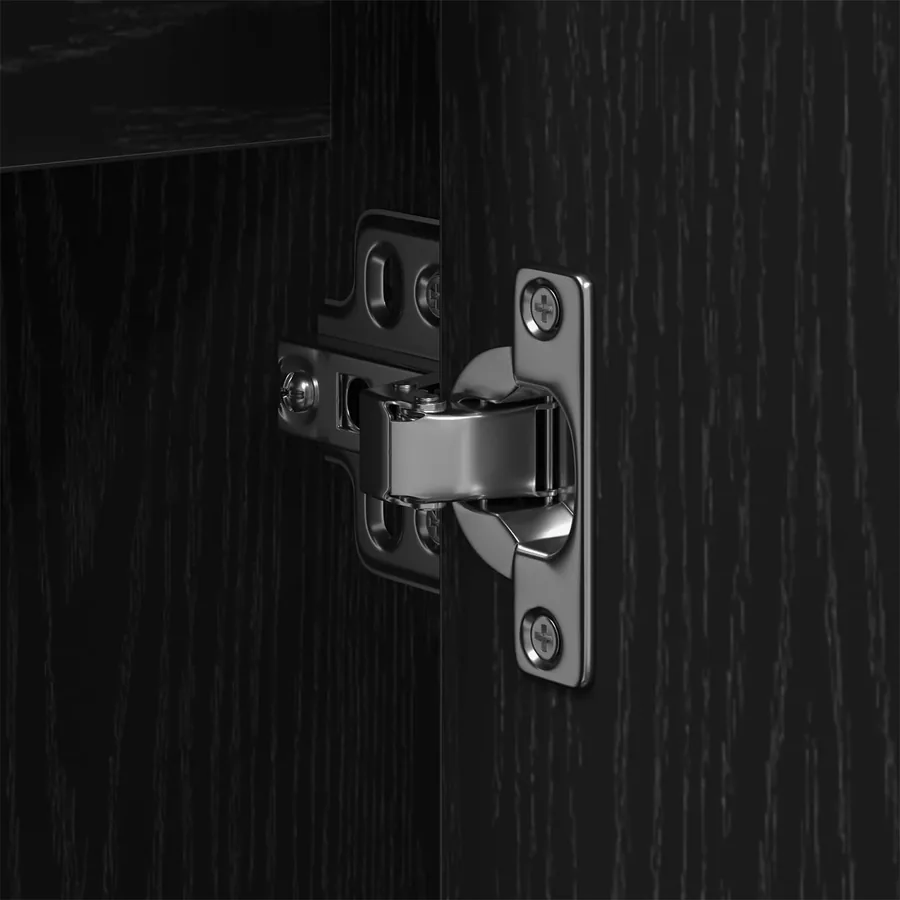 Meuble de Lavabo de Salle de Bain Chêne noir 60 x 30 x 60 cm - 11