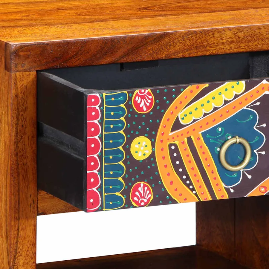 Cabinet de chevet avec tiroir 2 pcs Marron 40 x 35 x 35 cm - 10