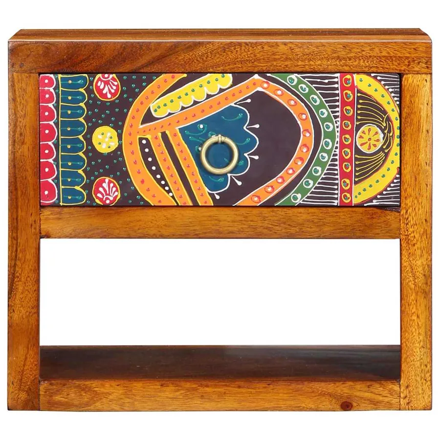 Cabinet de chevet avec tiroir 2 pcs Marron 40 x 35 x 35 cm - 6