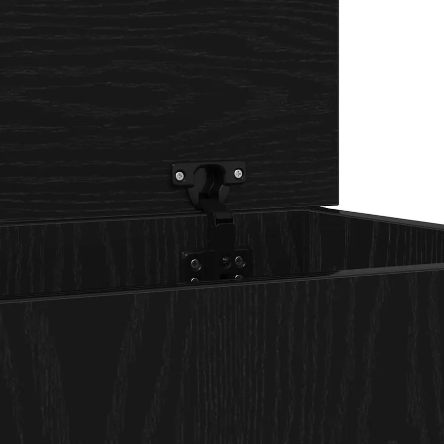 Boîte de Rangement Chêne noir 50 x 30 x 28 cm Bois d'ingénierie - 9
