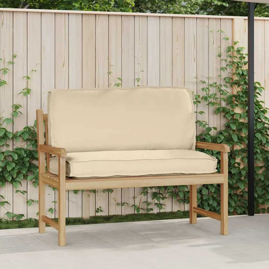 Coussin Beige 120 x 50 x 12 cm Tissu Oxford - 4