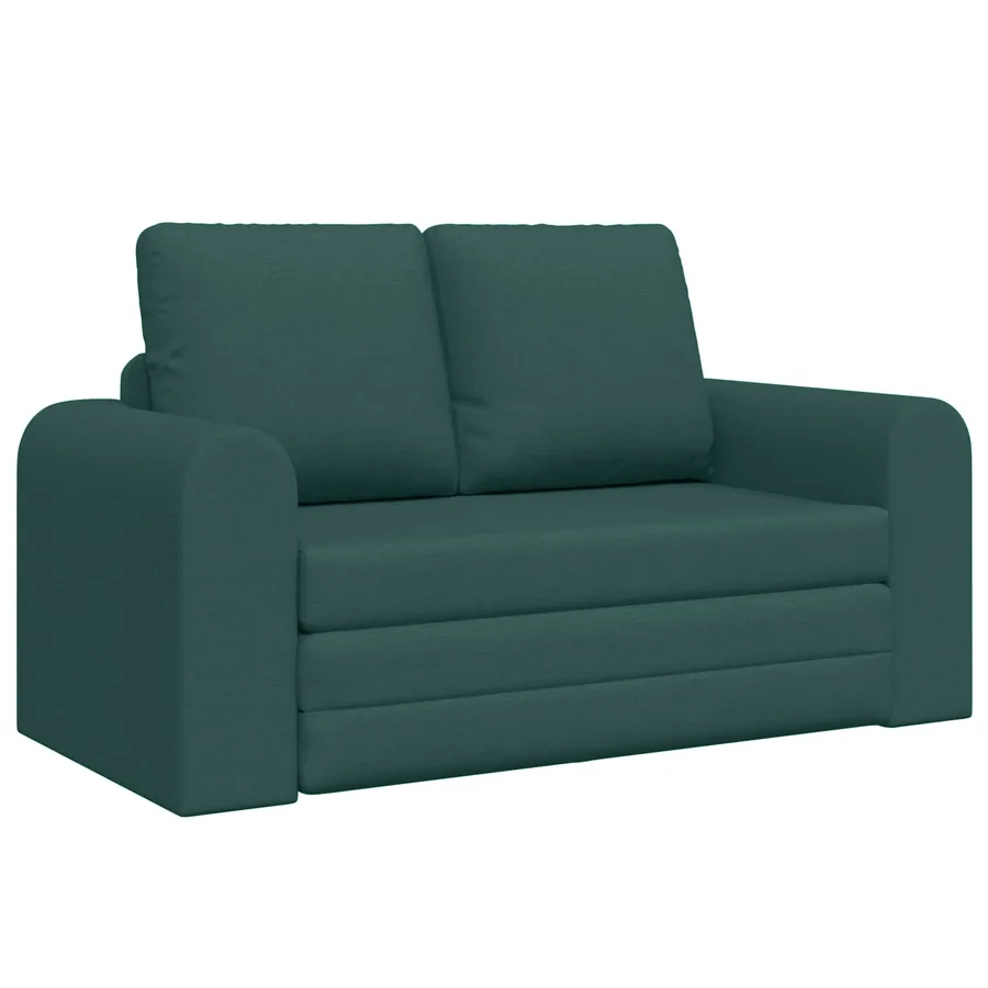 Canapé-Lit 60cm Vert foncé tissu - 2