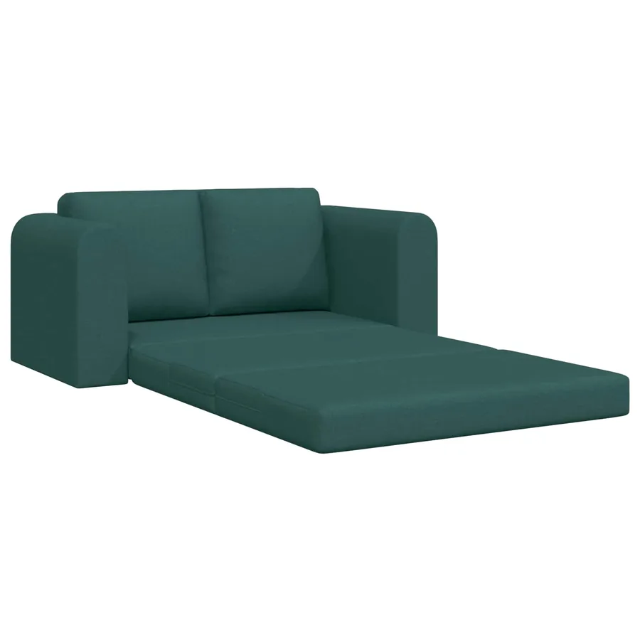 Canapé-Lit 60cm Vert foncé tissu - 4