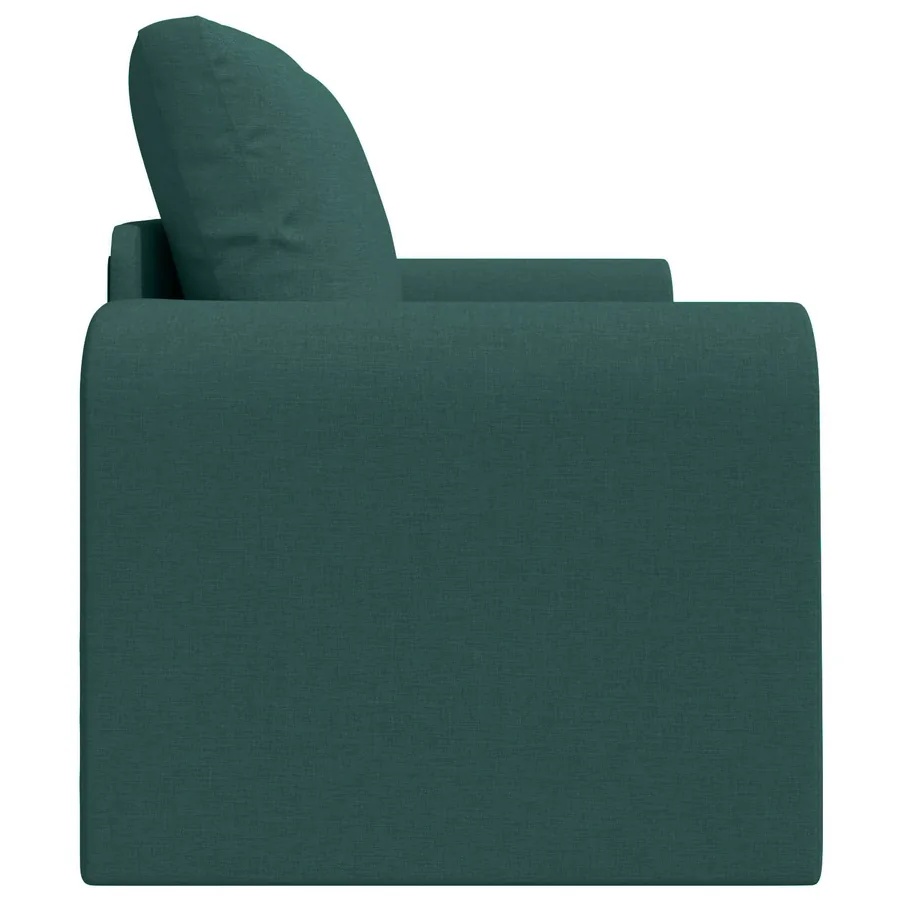 Canapé-Lit 60cm Vert foncé tissu - 6