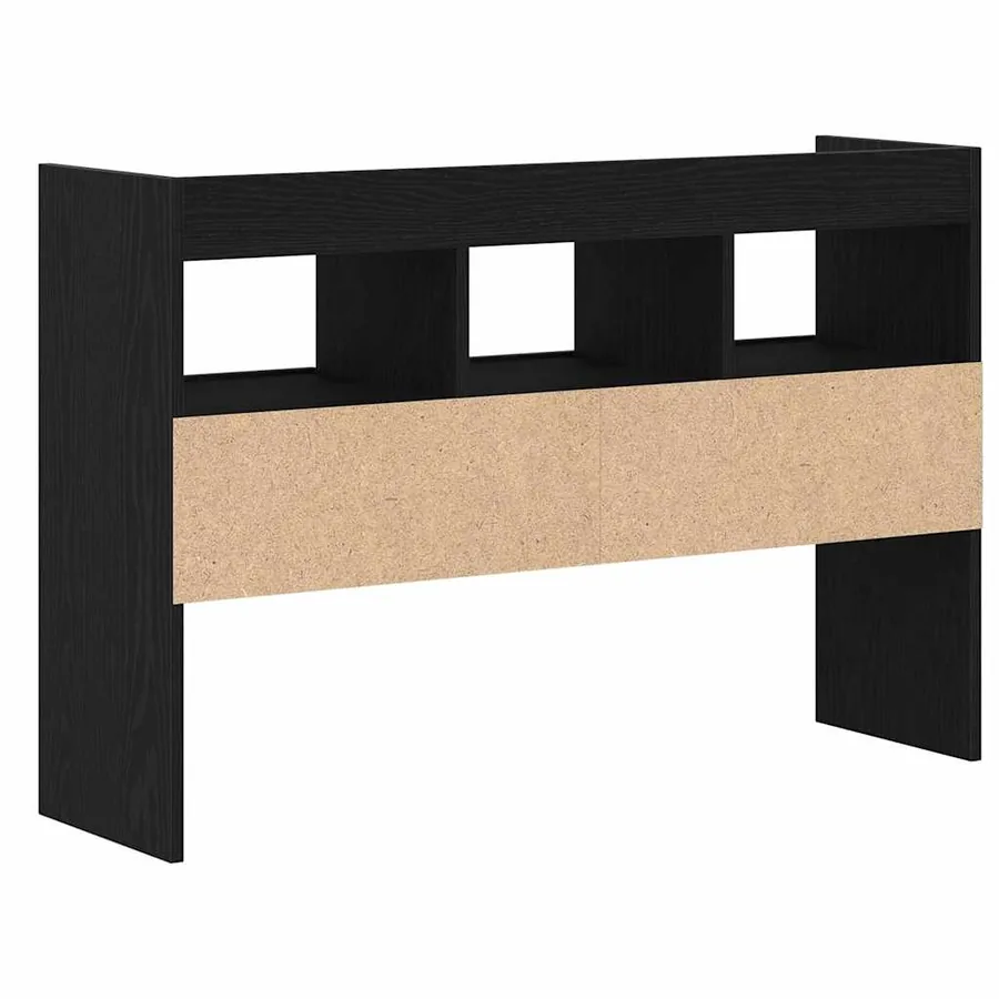 Buffet Chêne noir 105 x 30 x 70 cm Bois d'ingénierie - 6