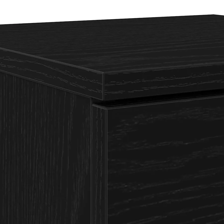 Buffet 2 pcs Chêne noir 30 x 30 x 70 cm Bois d'ingénierie - 11