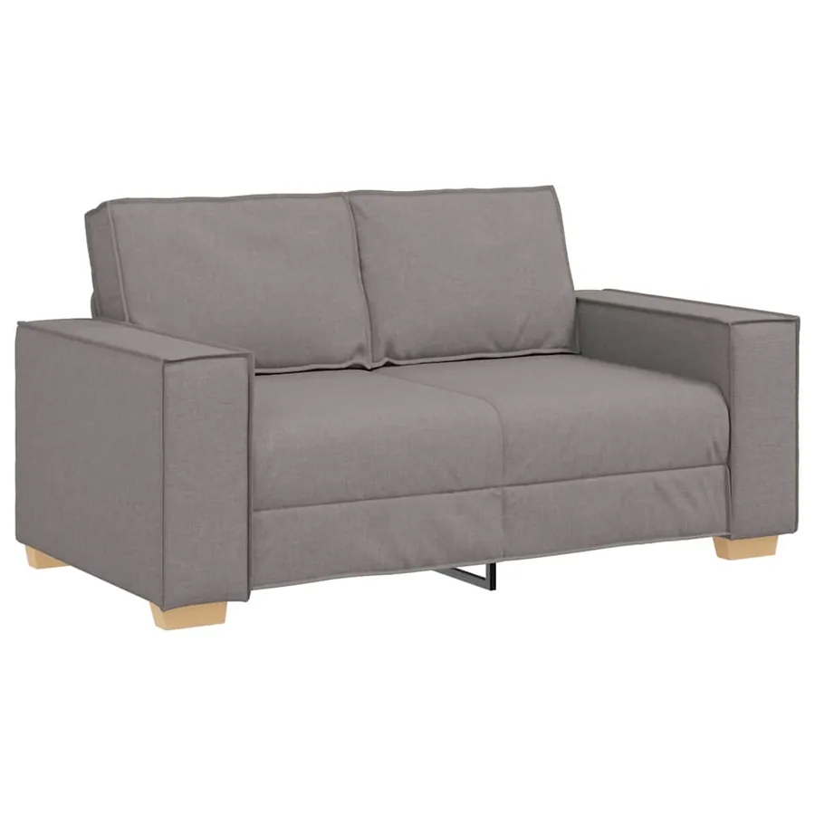 Canapé 3 pcs Taupe 220 x 80 x 84 cm Tissu en lin mélangé - 5