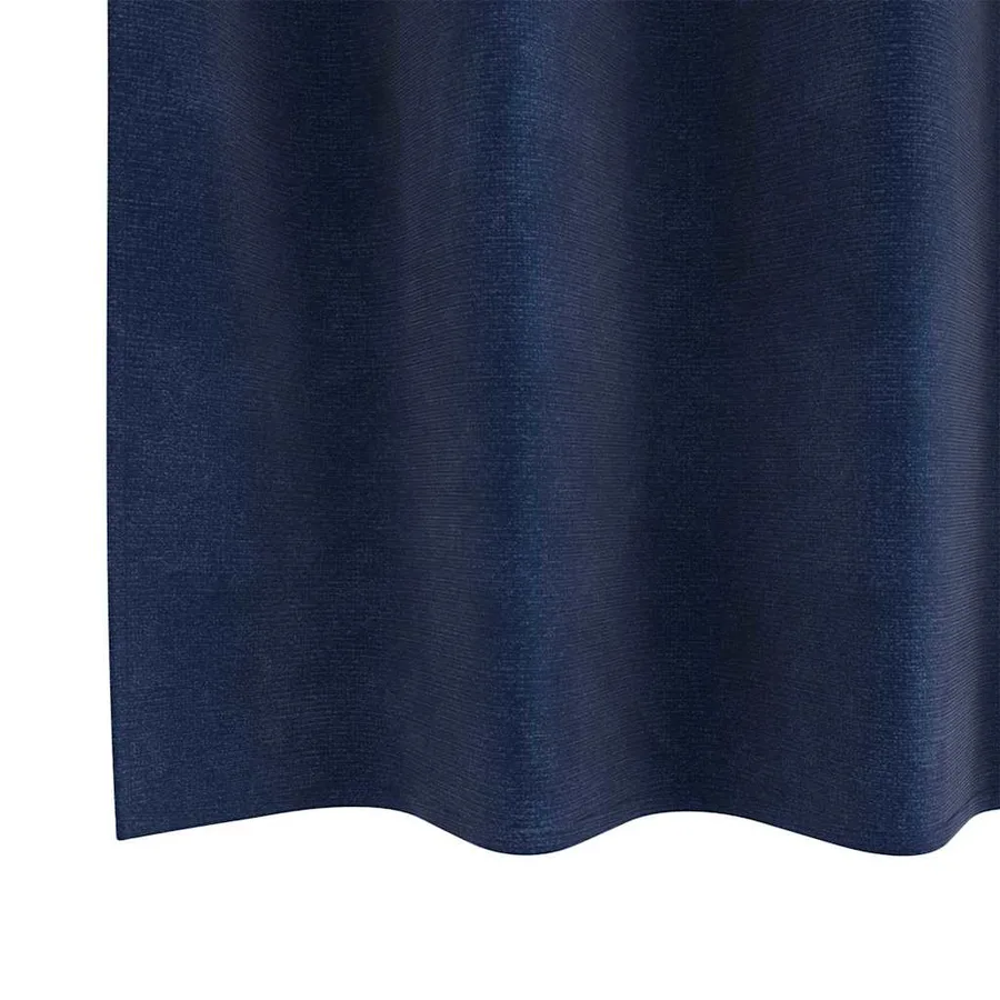 Rideaux occultants 2 pcs Bleu foncé 140 x 245 cm Velours - 6