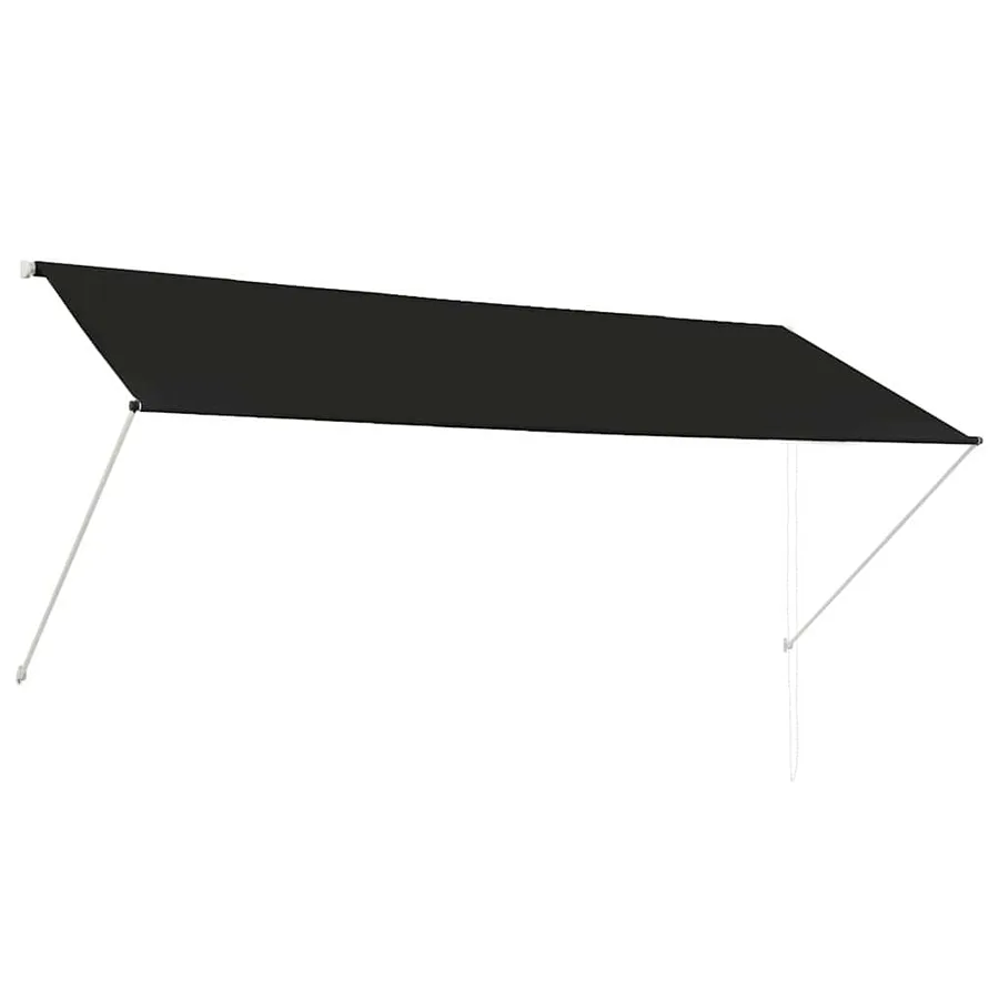 Auvent rétractable 300x150 cm Anthracite - 2
