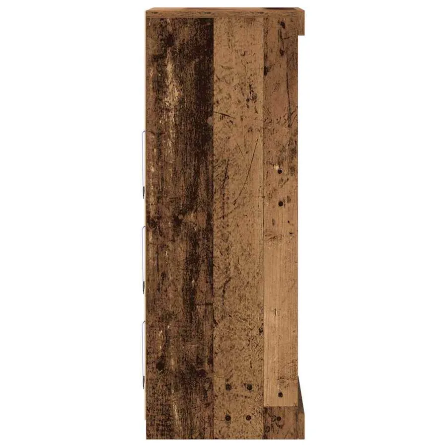 Buffet LED Bois ancien 41 x 37 x 100 cm Bois d'ingénierie - 7