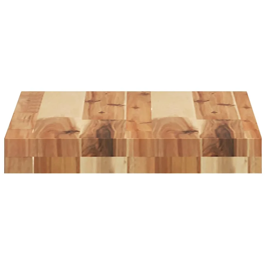 Étagère flottante 40x30x4 cm acacia massif finition à l'huile - 5