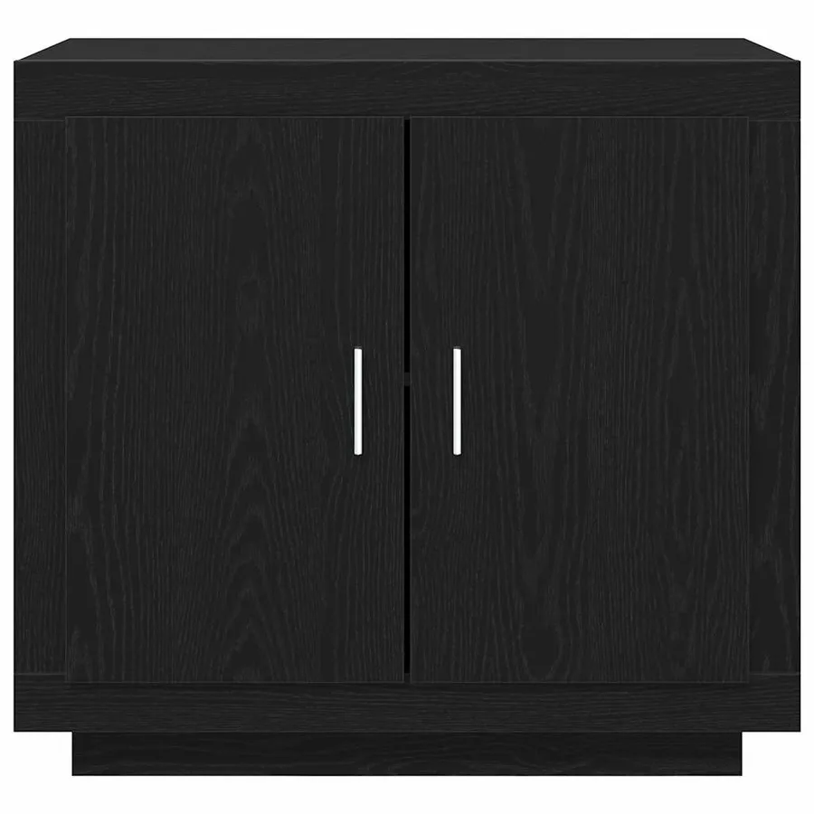 Buffet Chêne noir 80 x 40 x 75 cm Bois d'ingénierie - 6