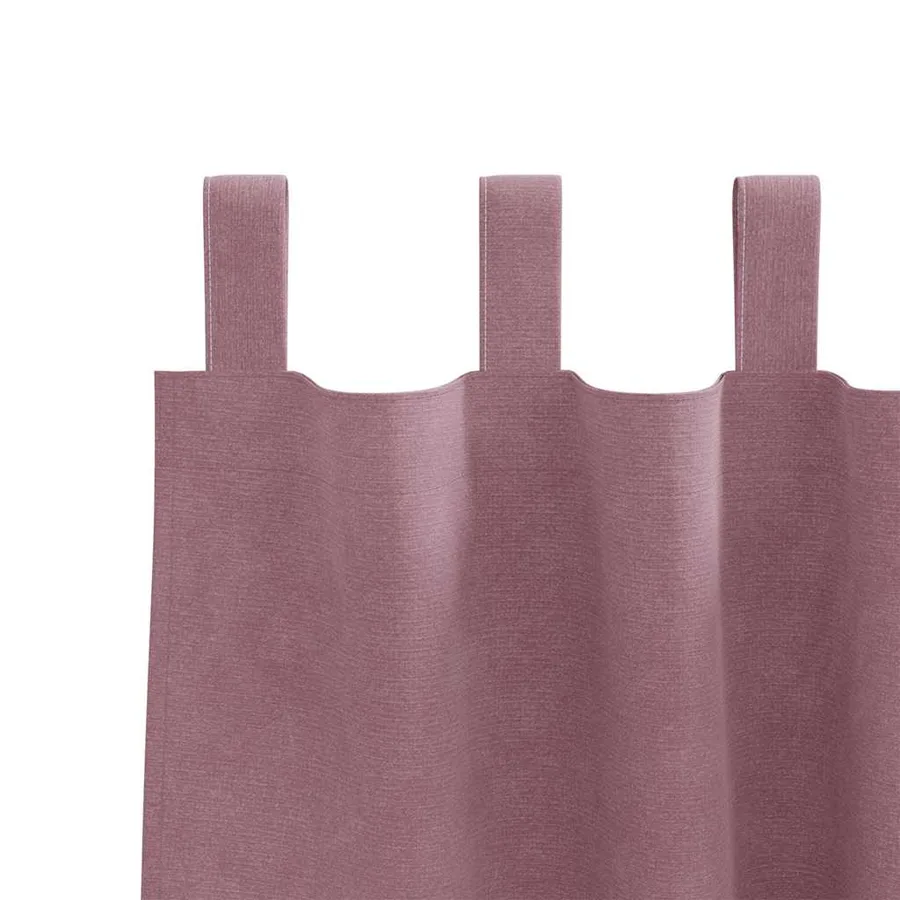Rideaux occultants 2 pcs Rose foncé 140 x 260 cm Velours - 5
