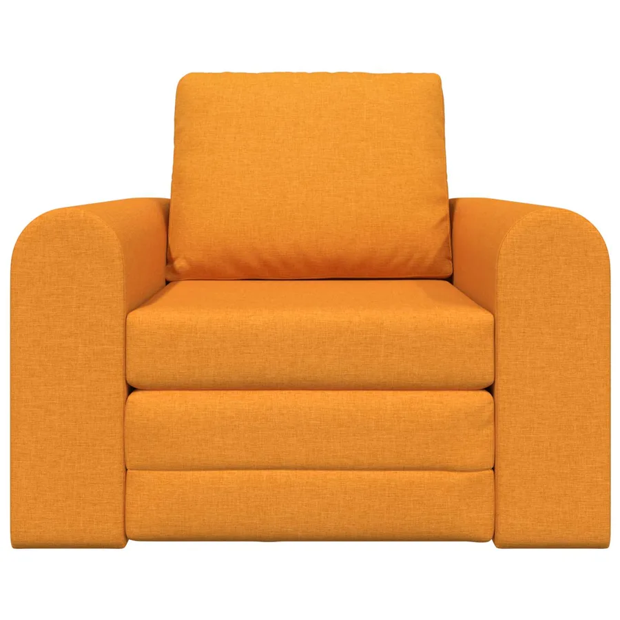 Canapé-Lit Jaune foncé 98 x 71 x 83 cm tissu - 5