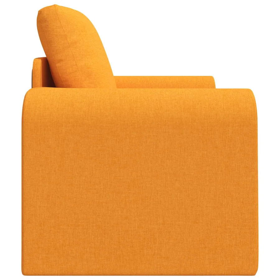 Canapé-Lit Jaune foncé 98 x 71 x 83 cm tissu - 6