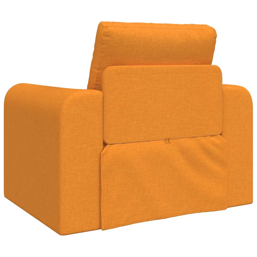 Canapé-Lit Jaune foncé 98 x 71 x 83 cm tissu - 7