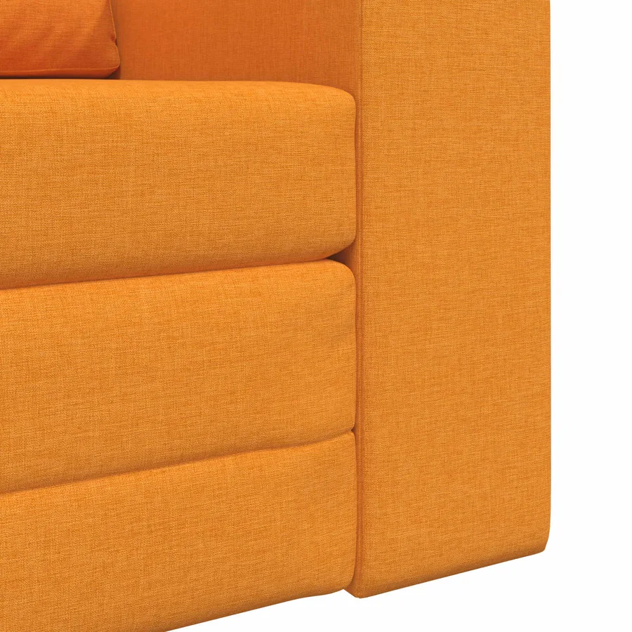 Canapé-Lit Jaune foncé 98 x 71 x 83 cm tissu - 9
