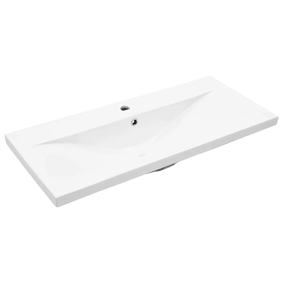 Meuble de Lavabo de Salle de Bain avec tiroir 3 pcs Chêne noir - 5