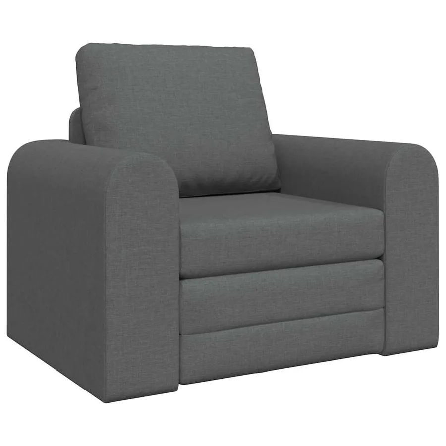Canapé-Lit Gris foncé 98 x 71 x 83 cm tissu - 2