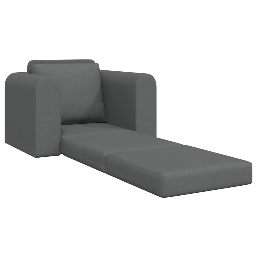 Canapé-Lit Gris foncé 98 x 71 x 83 cm tissu - 3