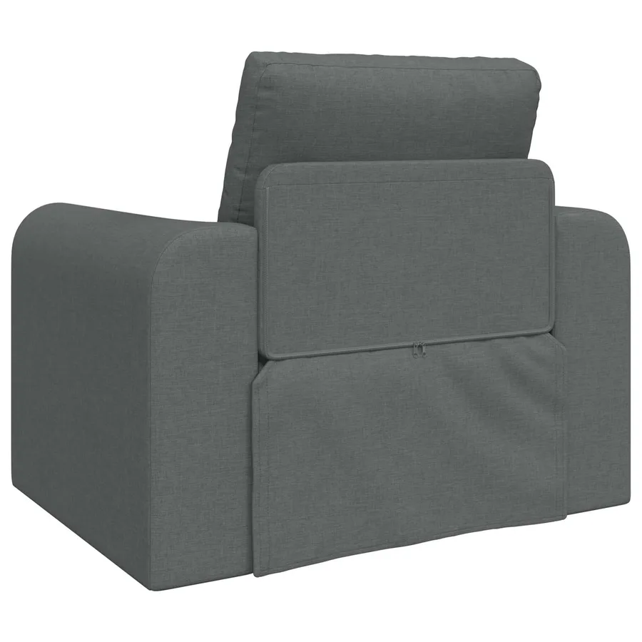 Canapé-Lit Gris foncé 98 x 71 x 83 cm tissu - 6
