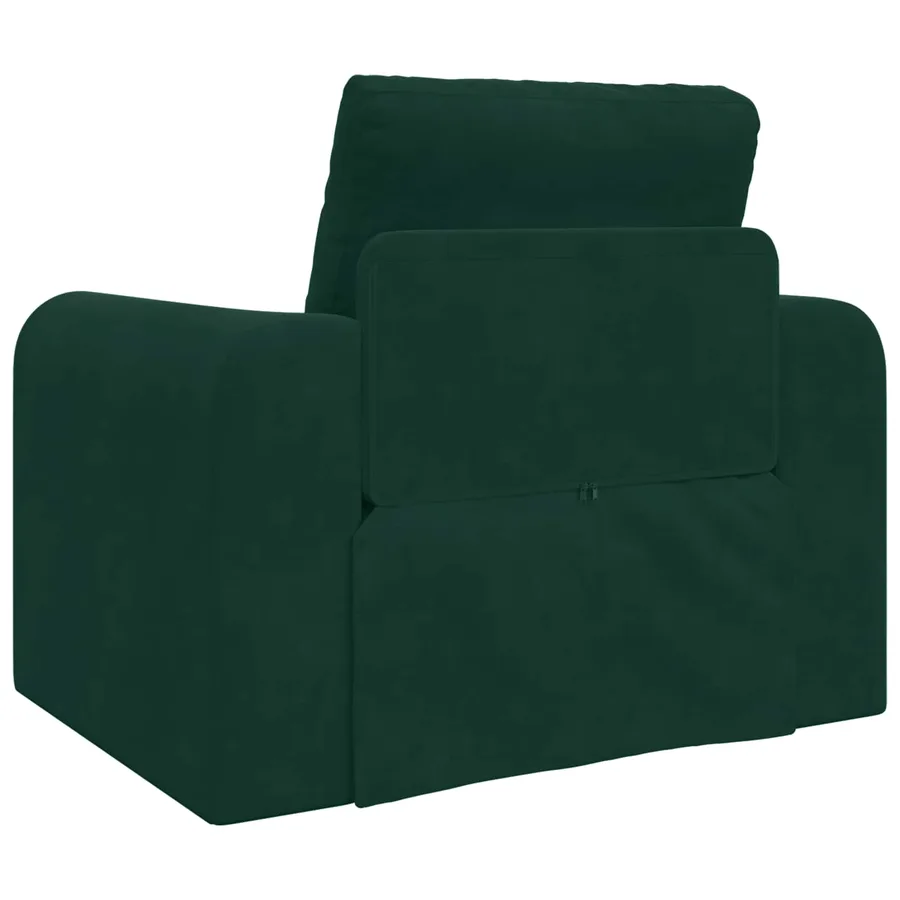 Canapé-Lit Vert foncé 98 x 71 x 83 cm Velours - 7