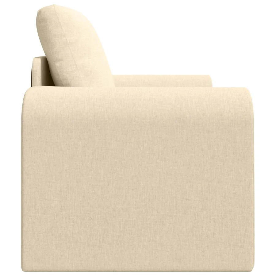 Canapé-Lit Crème 98 x 71 x 83 cm tissu - 6