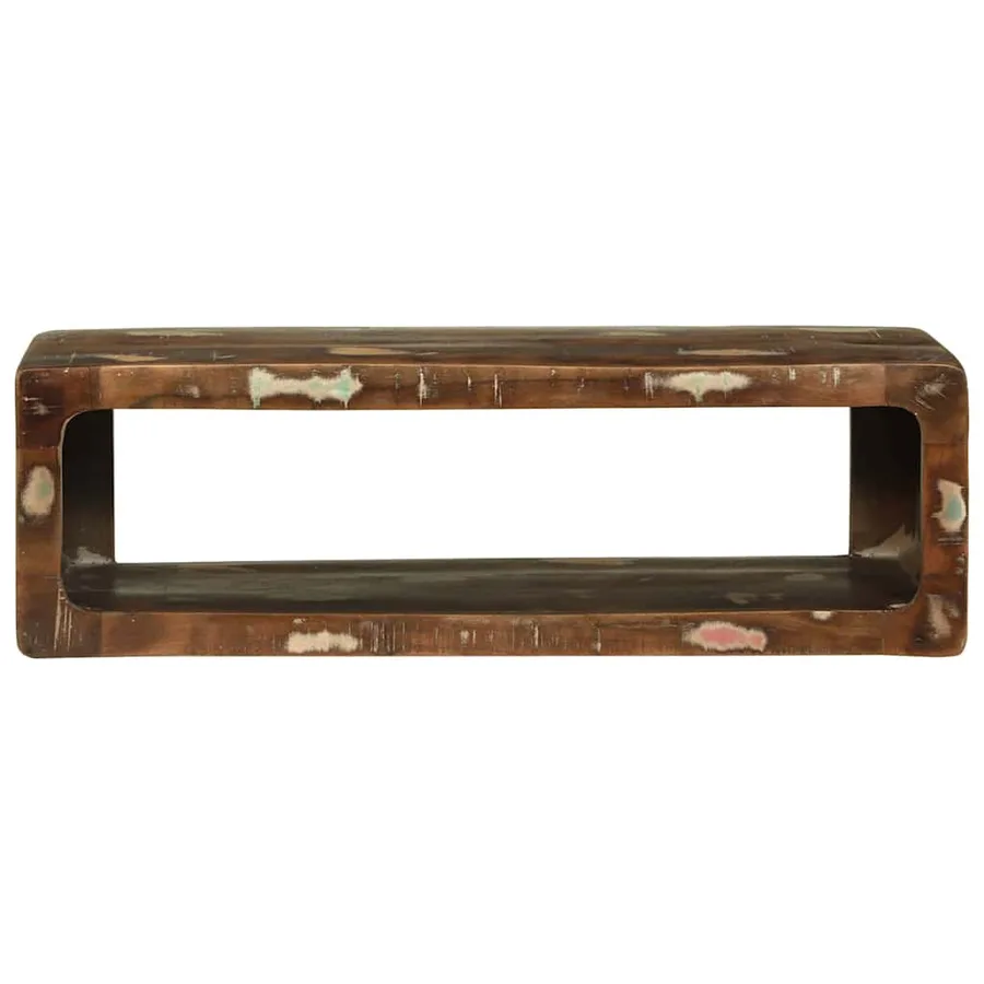 Meuble TV 80 x 30 x 25 cm Bois massif de récupération - 3