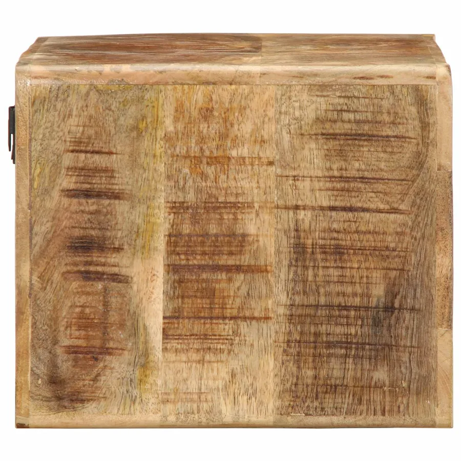 Meuble TV mural 60x30x25 cm manguier massif - 3