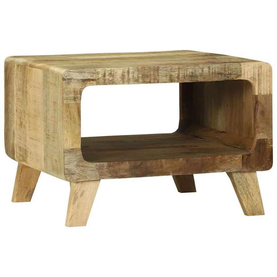 Table basse Marron 50 x 50 x 35 cm Bois de mangue massif