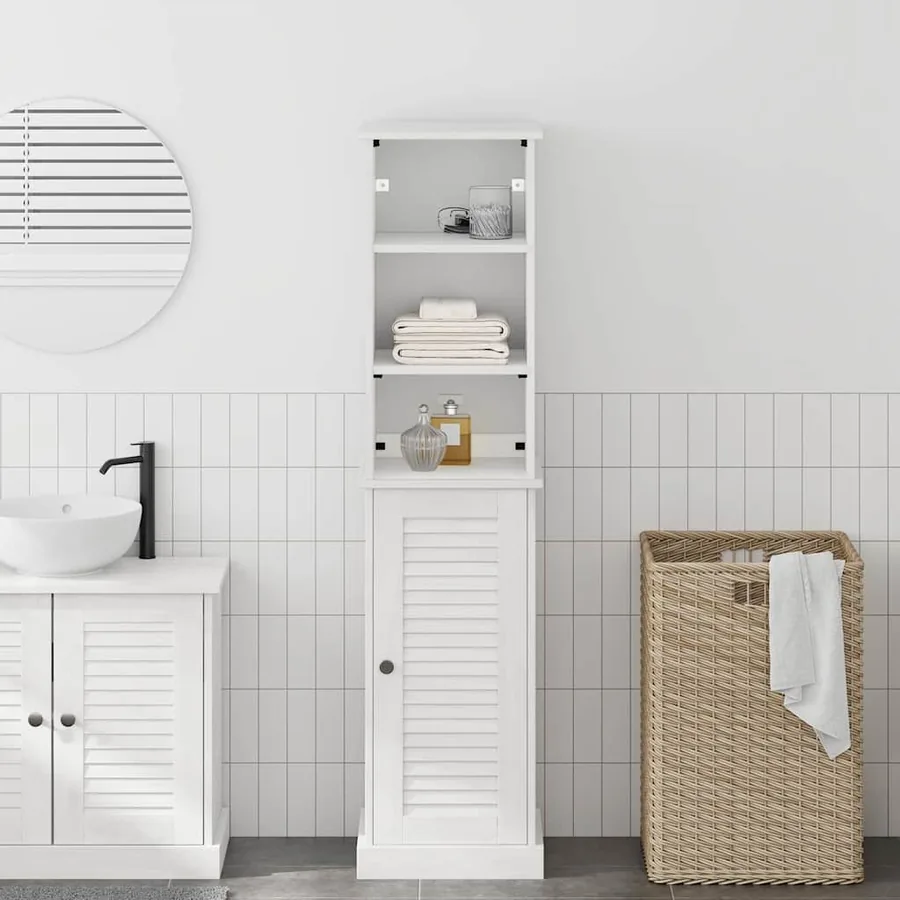 Ensemble de mobilier de salle de bain avec étagère VIGO 2 pcs
