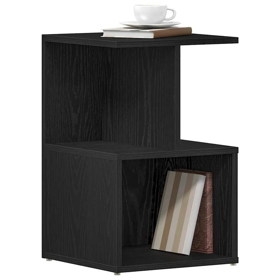 Cabinet de chevet 2 pcs Chêne noir 35 x 35 x 55 cm - 3
