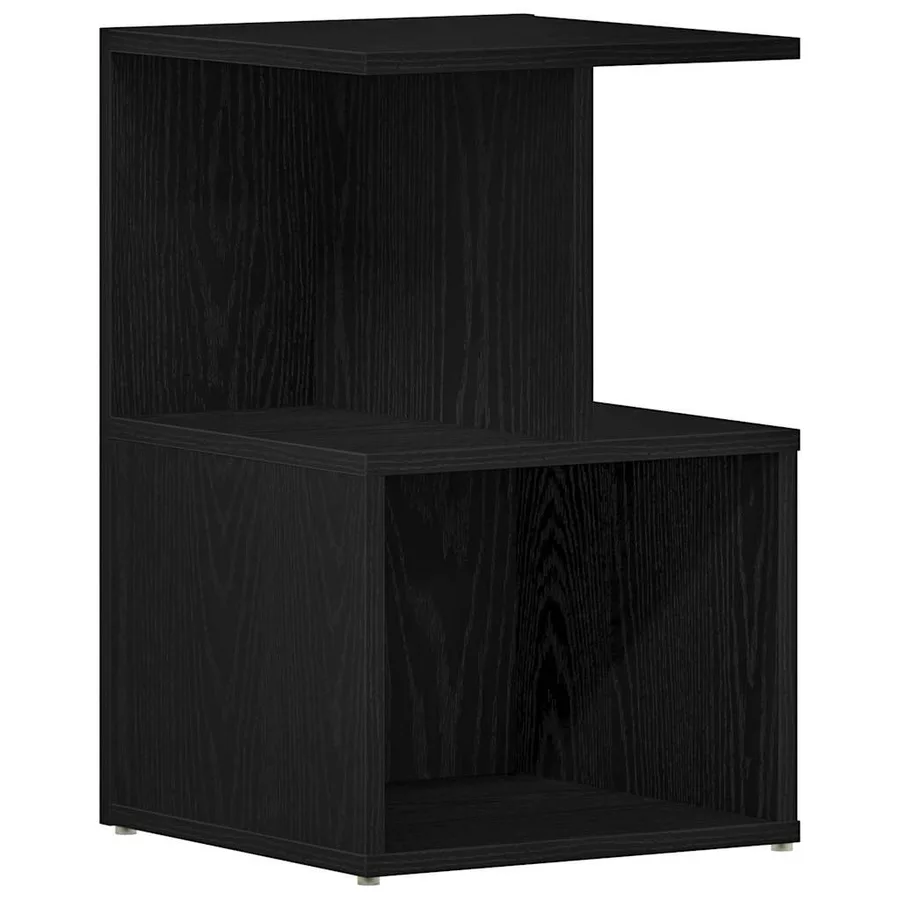 Cabinet de chevet 2 pcs Chêne noir 35 x 35 x 55 cm - 5
